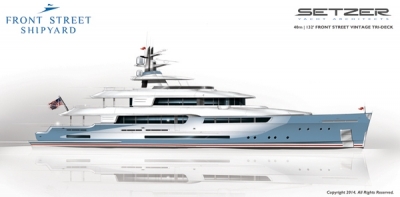 Front Street Shipyard Introduces Setzer-Designed Motoryachts