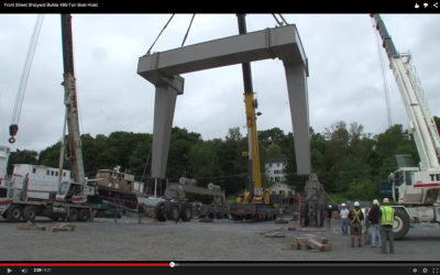 Front Street Shipyard Builds 485-ton Hoist