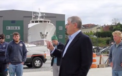 Eliot Cutler at Front Street Shipyard