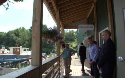 Senator Susan Collins visits Front Street Shipyard